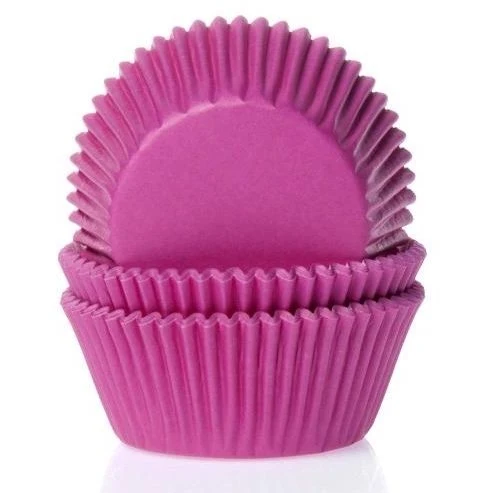 House of Marie Baking Cups Fuchsia pk/50