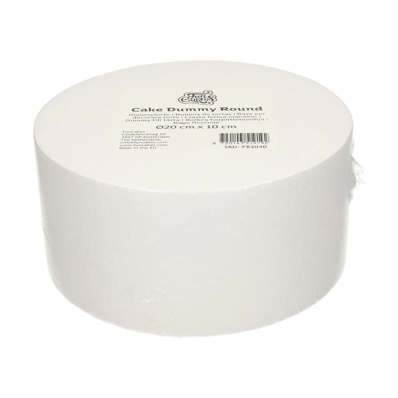 FunCakes Taart Dummy Rond Ø20 cm x 10 cm