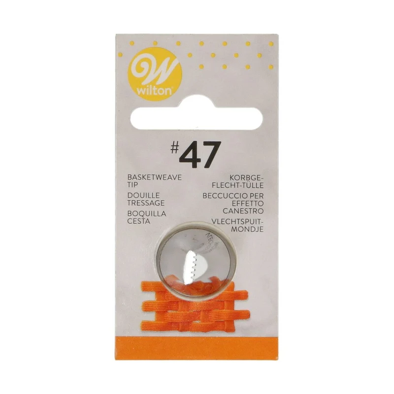 Wilton Decorating Tip #047 Basketweave