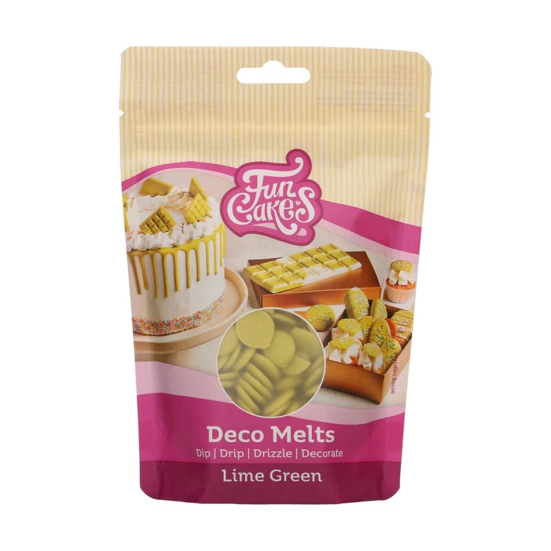 FunCakes Deco Melts Lime Green 250g
