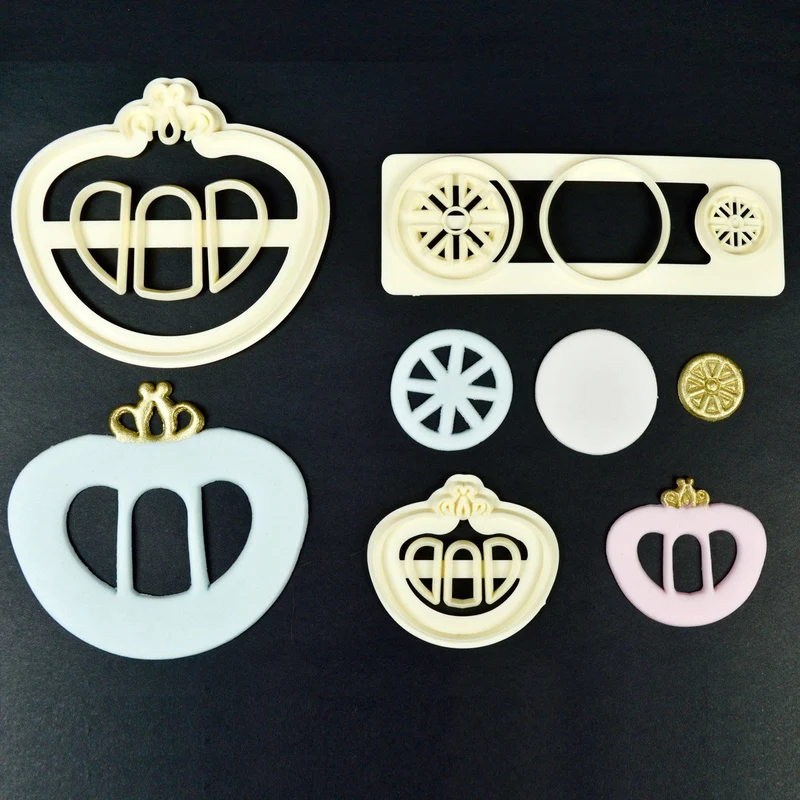 FMM Princess Carriage Cutter Set 3 stuks