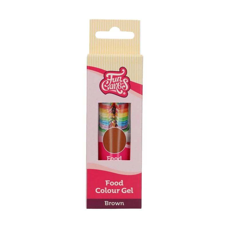 FunCakes Fun Colours Gel Brown 30g