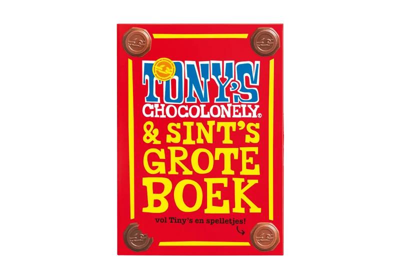 Sinterklaasboek met Tiny Tony's en spelletjes