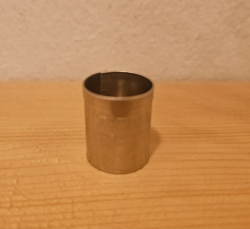 Koekjesuitsteker Ring 2 cm. RVS