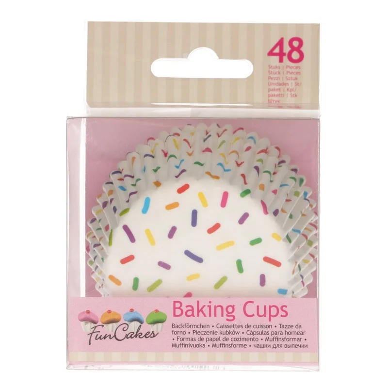FunCakes | Baking cups Sprinkles (normaal) (set/48)