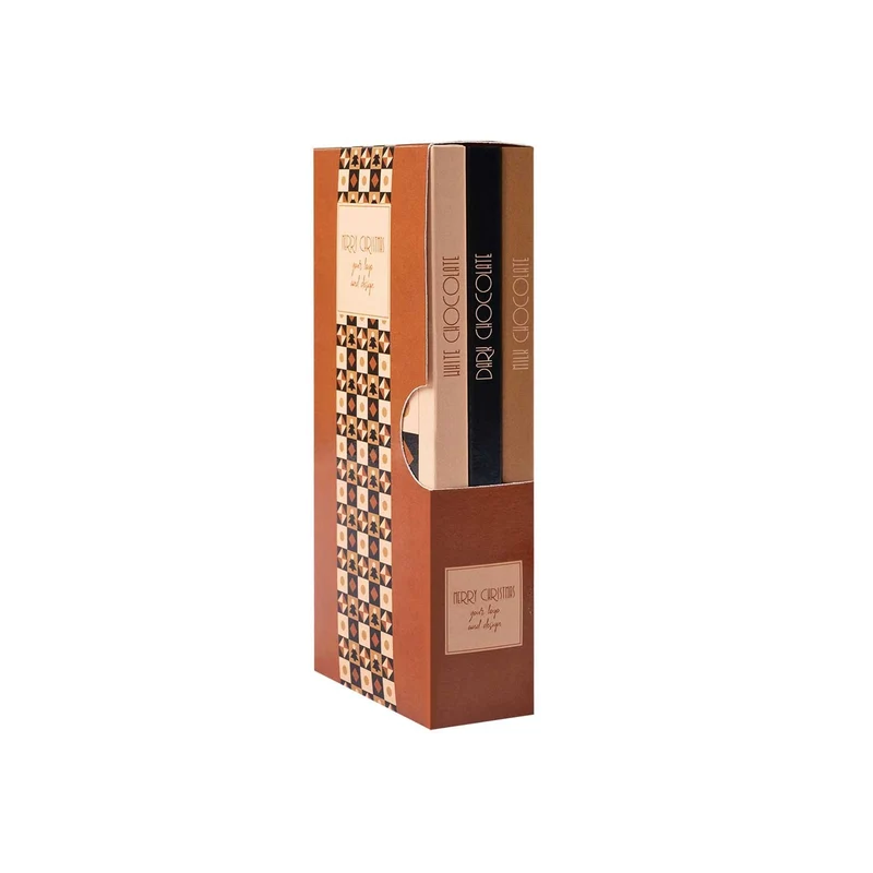 Library of Chocolate Bars – 3-Delige Chocoladebibliotheek