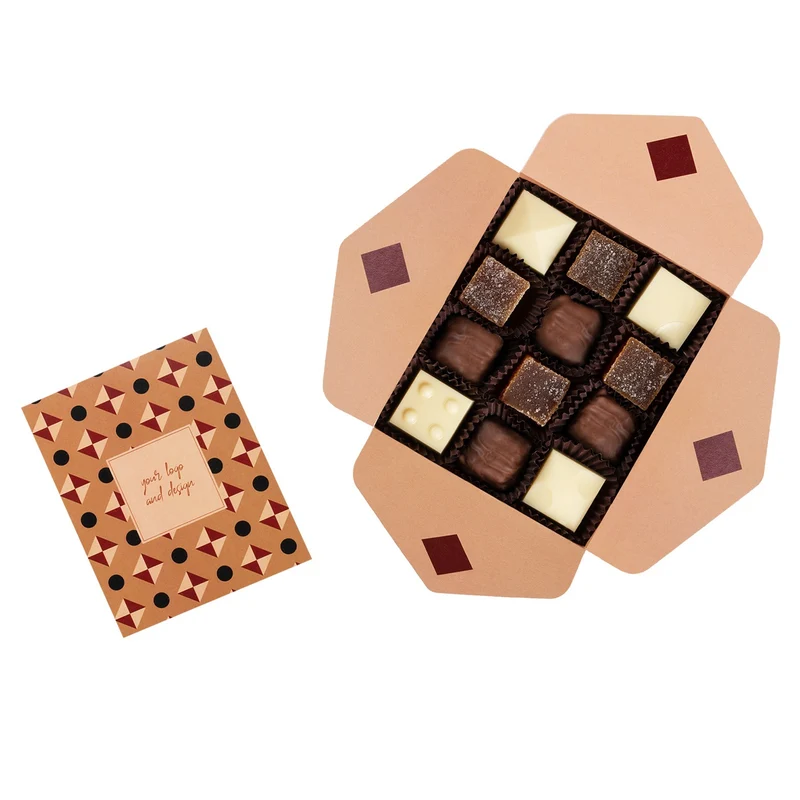 Chocoladebox Fruit Mosaic 12 Stuks