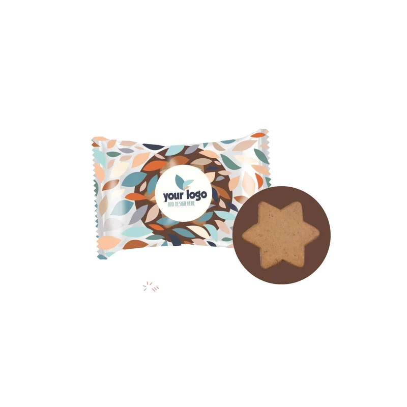 Choco Star Reclamekoekje in Eigen Verpakking