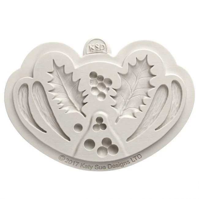 Katy Sue Mould Holly & Mistletoe by Nicholas Lodge