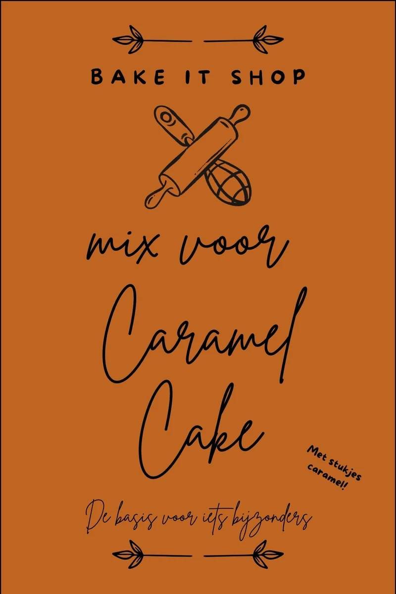 Bake-It Mix voor Caramel cake 500gr