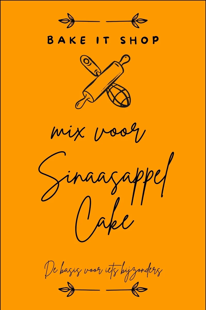 Bake it Mix voor Sinaasappelcake 500gr