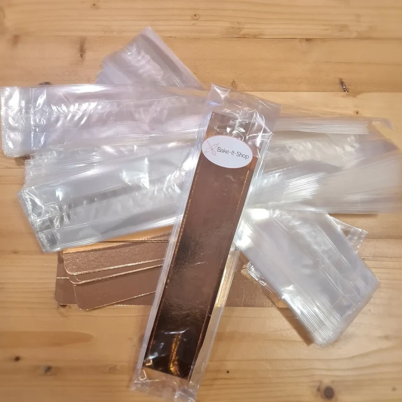 Transparante Verpakking Lübecker / Lubecker Banketstaaf 25stuks