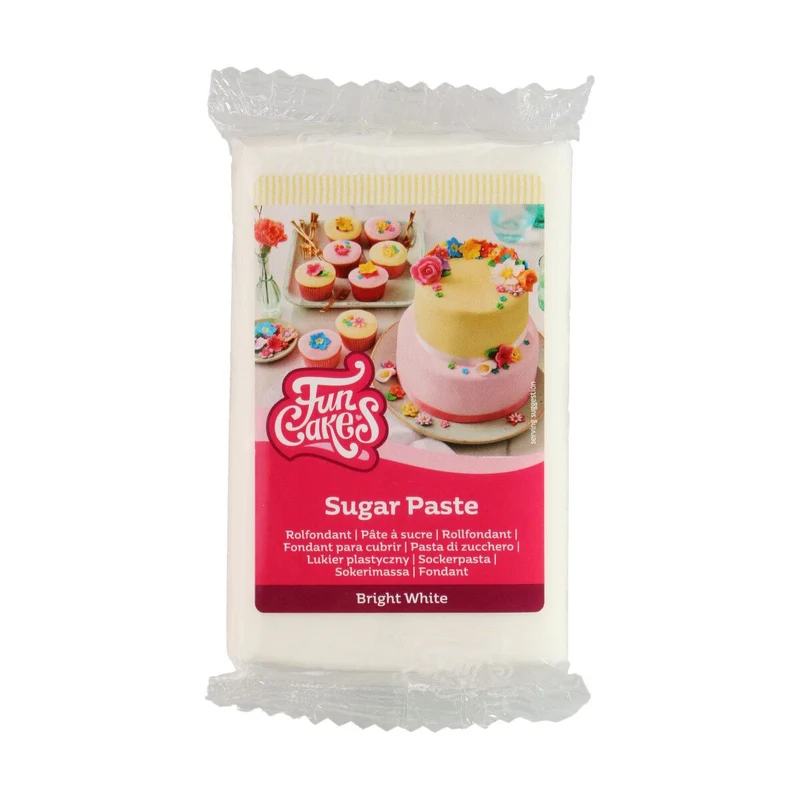 Funcakes | Fondant bright white 250g