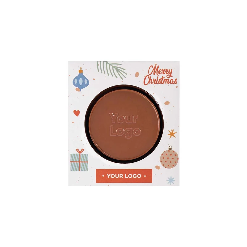 Choco4Mat Mini Circle – gepersonaliseerde kerstchocolade