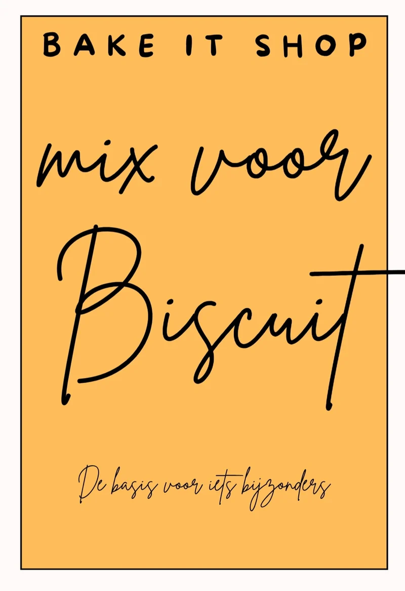 BAKE IT Mix voor Biscuit 4kg