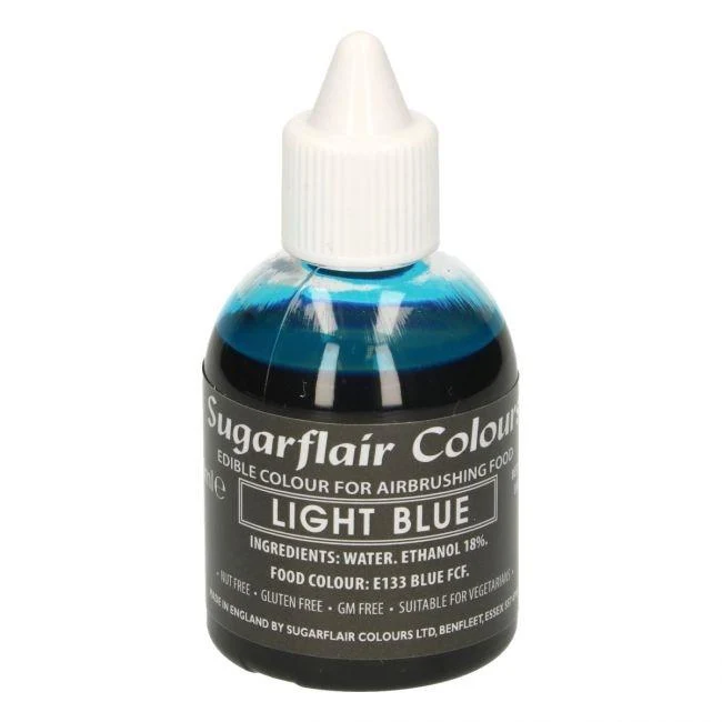 Sugarflair Airbrush Colouring Light Blue 60ml